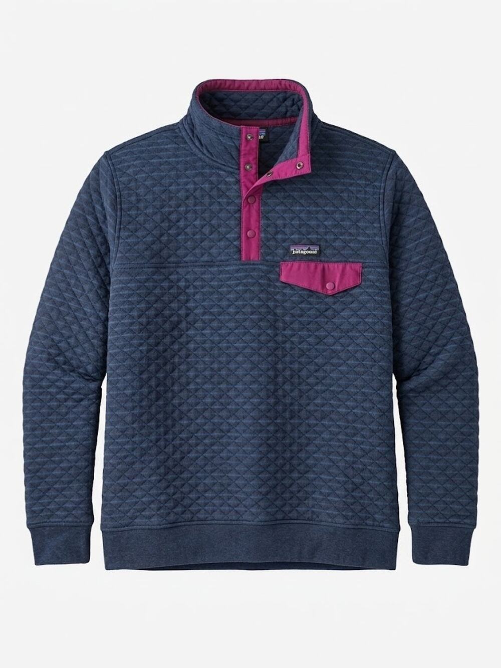 Patagonia Snap-T Pullover Jacket Organic Cotton Quilted